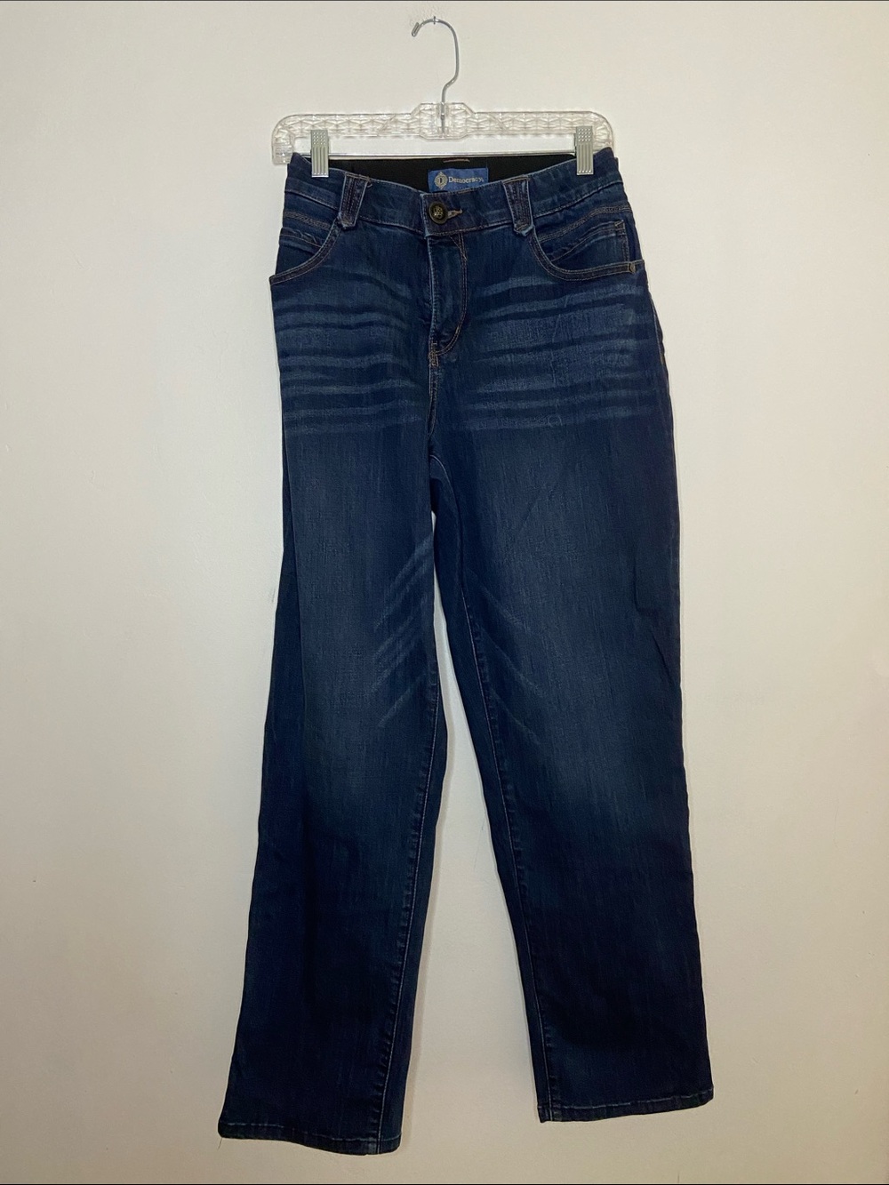 Democracy Women's Straight Leg Jeans in Dark Indigo